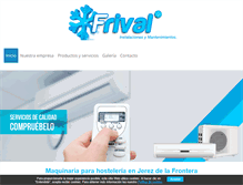 Tablet Screenshot of frioindustrialfrival.com